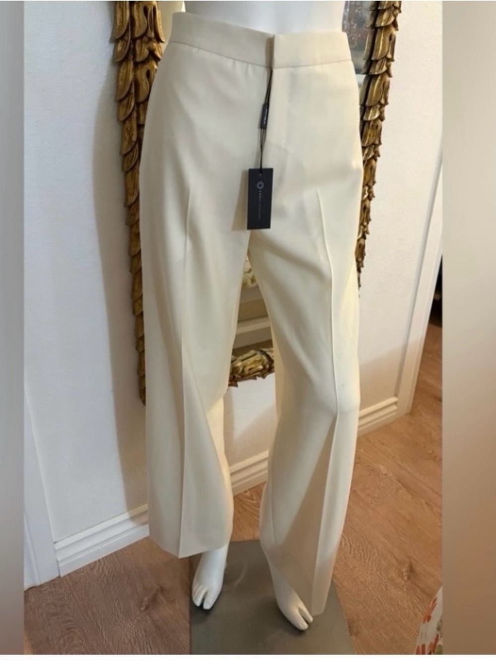 Knotstandard Loro Piana fabric Wool Ivory pants